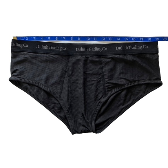 2 Pairs of Duluth Trading Buck Naked Briefs Mens Size 2XL (44-46), Black & Blue - Picture 4 of 10